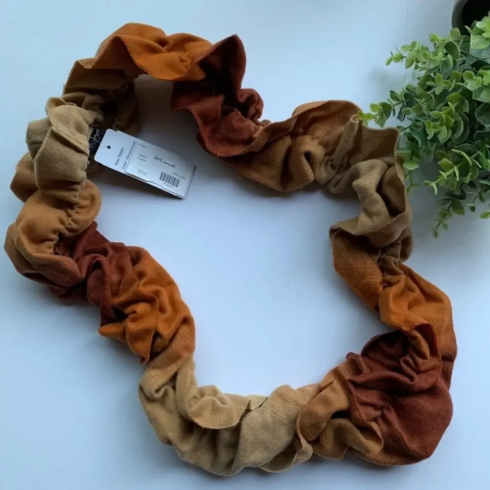 Orange Cashmink Infinity Style Scarf NWT